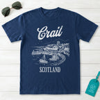 Crail Scotland Line Art T-Shirt