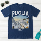 Puglia Italy Vintage Travel Poster T-Shirt