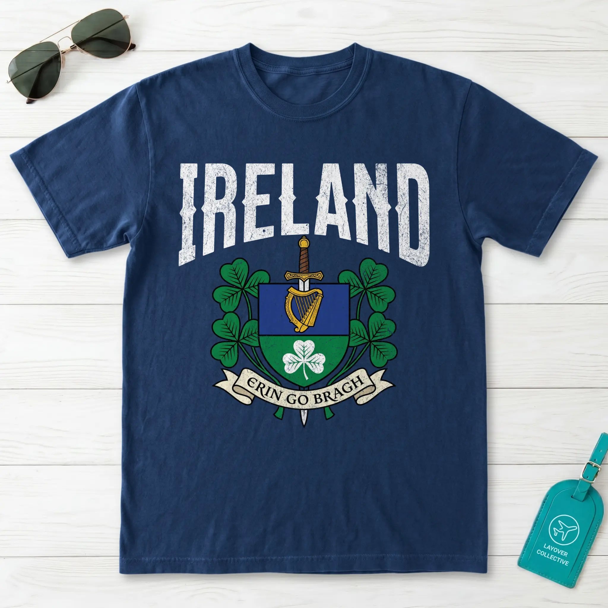 Ireland Erin Go Bragh Crest T-Shirt