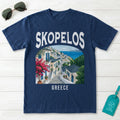 Skopelos Greece Vintage Travel Poster T-Shirt