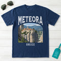 Meteora Greece Vintage Travel Poster T-Shirt