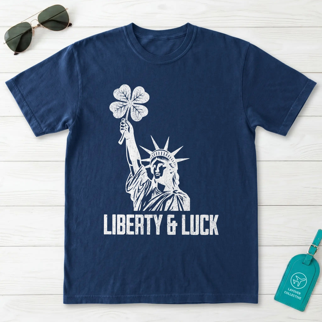 Liberty and Luck Statue T-Shirt