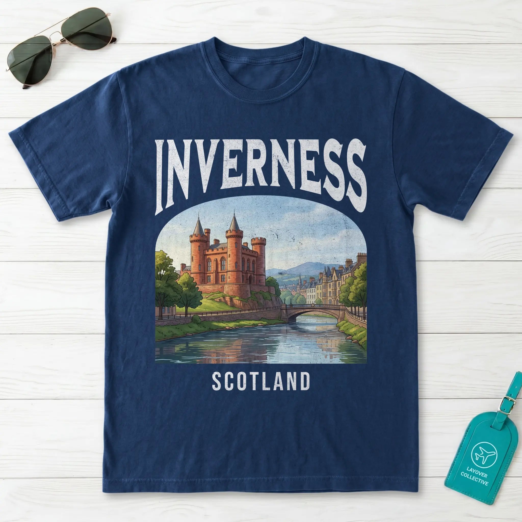 Inverness Vintage Poster Scotland T-Shirt