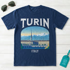Turin taly Vintage Travel Poster T-Shirt