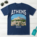 Athens Greece Vintage Travel Poster T-Shirt