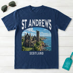 St Andrews Vintage Poster Scotland T-Shirt