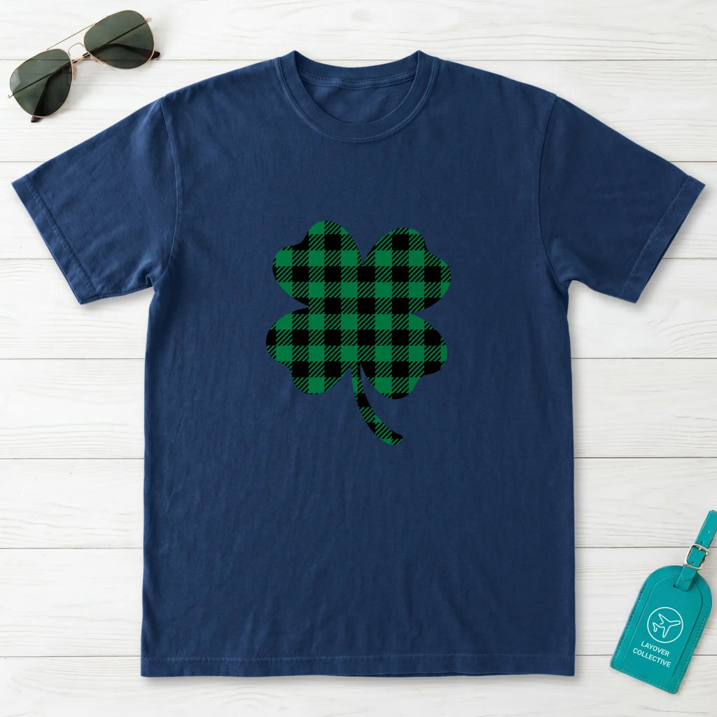 Buffalo Plaid Shamrock T-Shirt