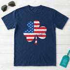 American Flag Shamrock T-Shirt