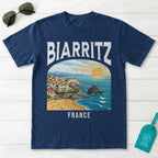 Biarritz France Vintage Travel Poster T-Shirt