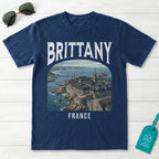 Brittany France Vintage Travel Poster T-Shirt