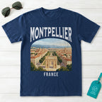 Montpellier France Vintage Travel Poster T-Shirt