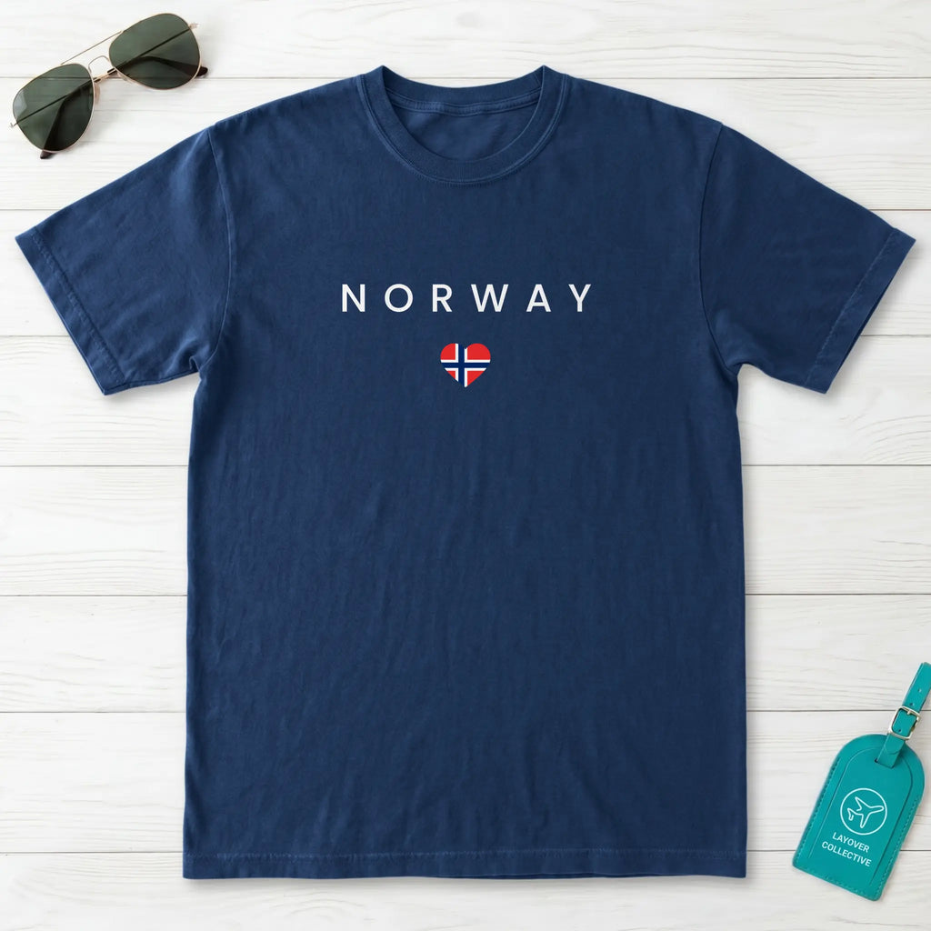 Norway Minimal Flag T-Shirt