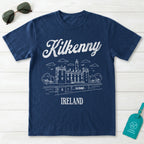 Kilkenny Ireland Castle Line Art T-Shirt