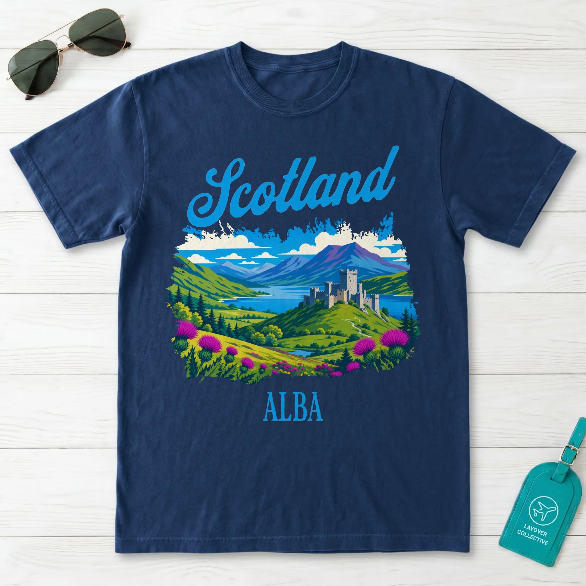 Scotland Alba Highland Castle T-Shirt