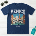 Venice Italy Vintage Travel Poster T-Shirt