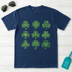 Celtic Knot Shamrock Grid T-Shirt