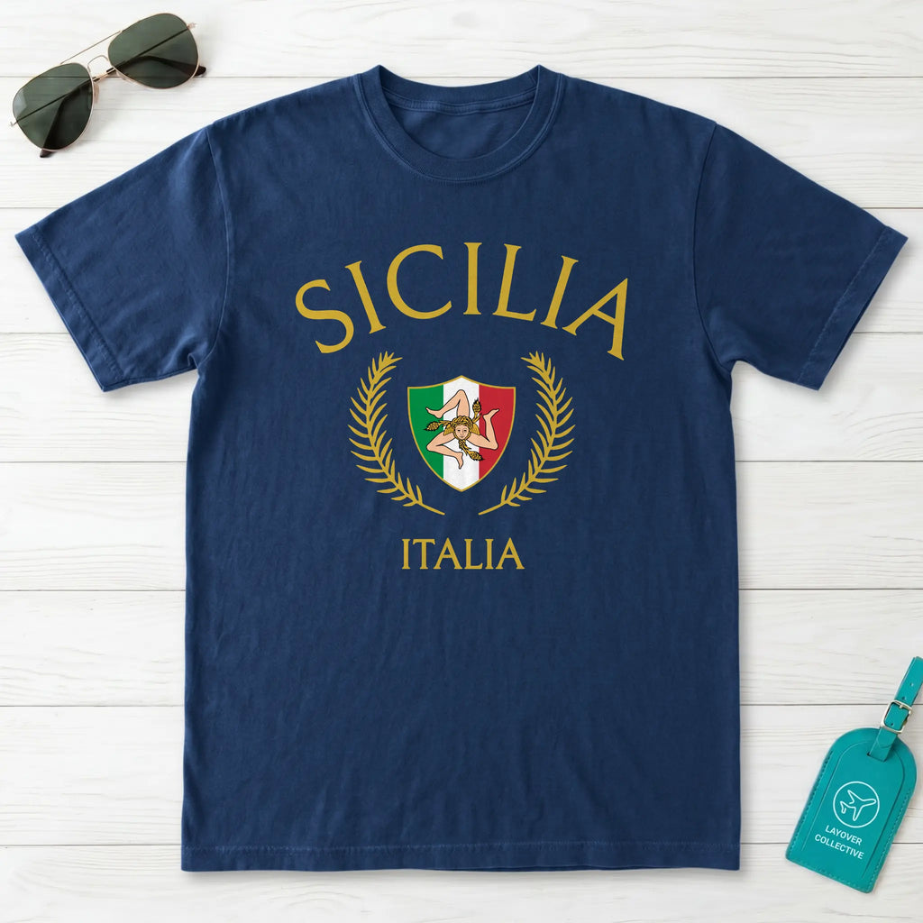Sicilia Italia Emblem T-Shirt