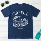 Greece Vintage Sketch T-Shirt
