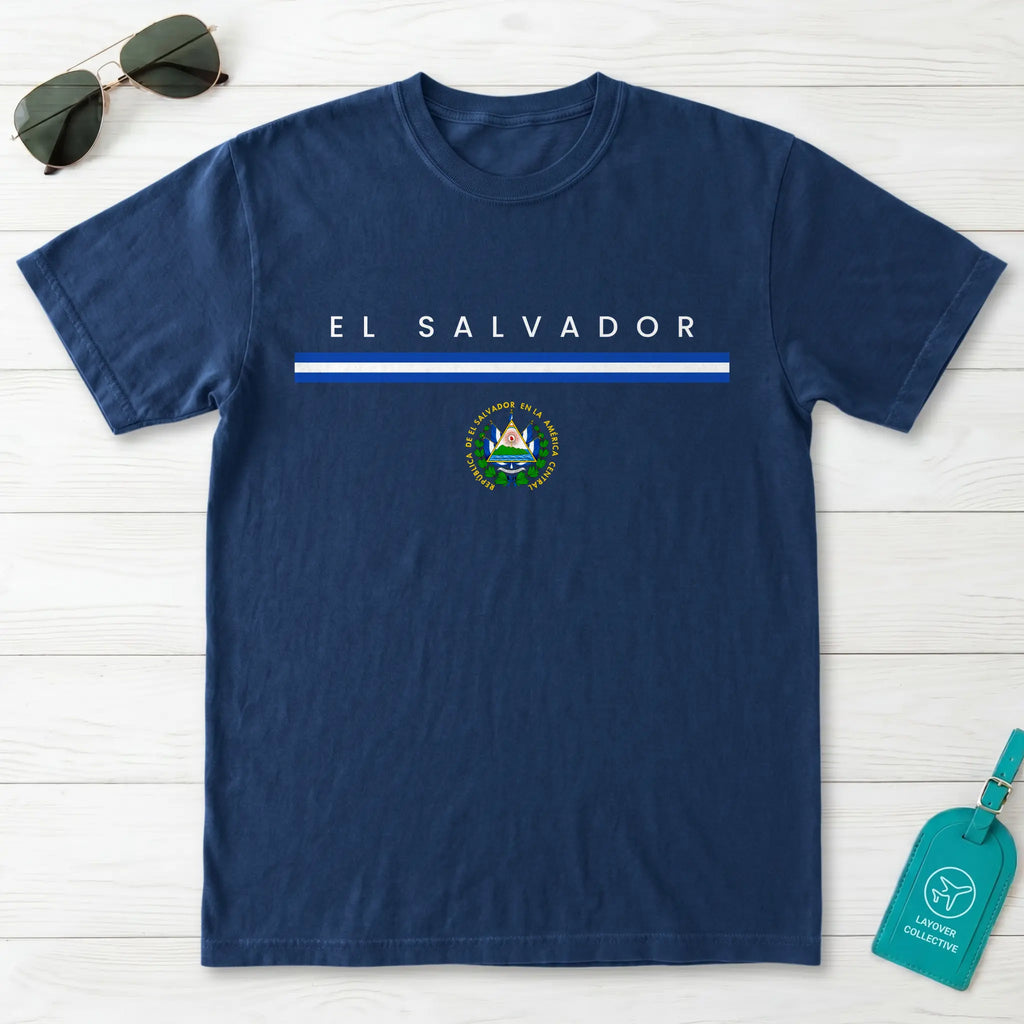 El Salvador Flagline T-Shirt