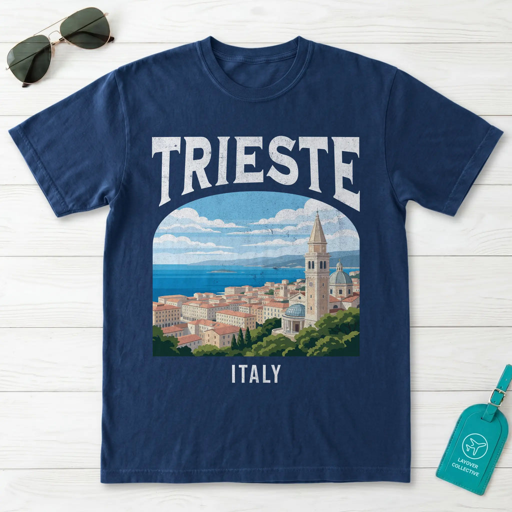 Trieste Italy Vintage Travel Poster T-Shirt