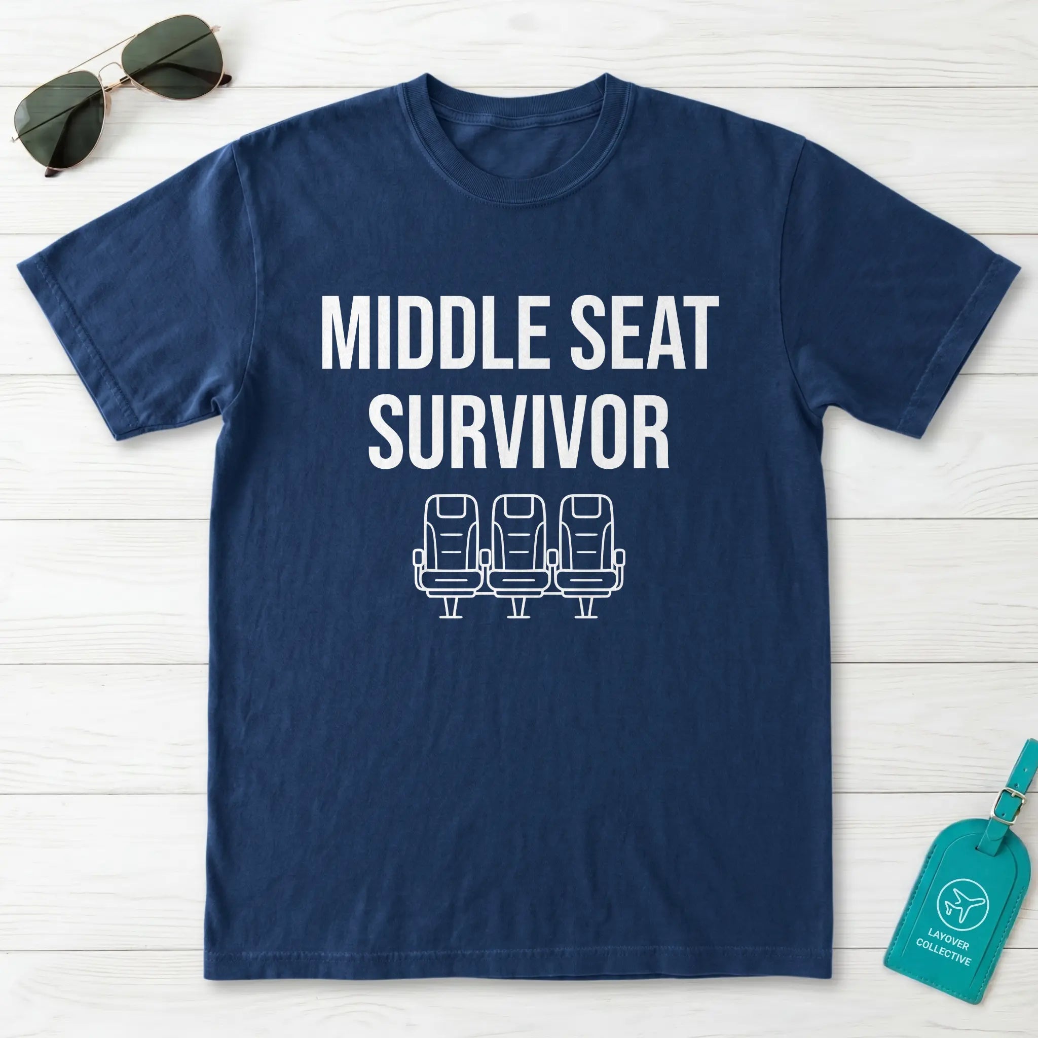 Middle Seat Survivor T-Shirt