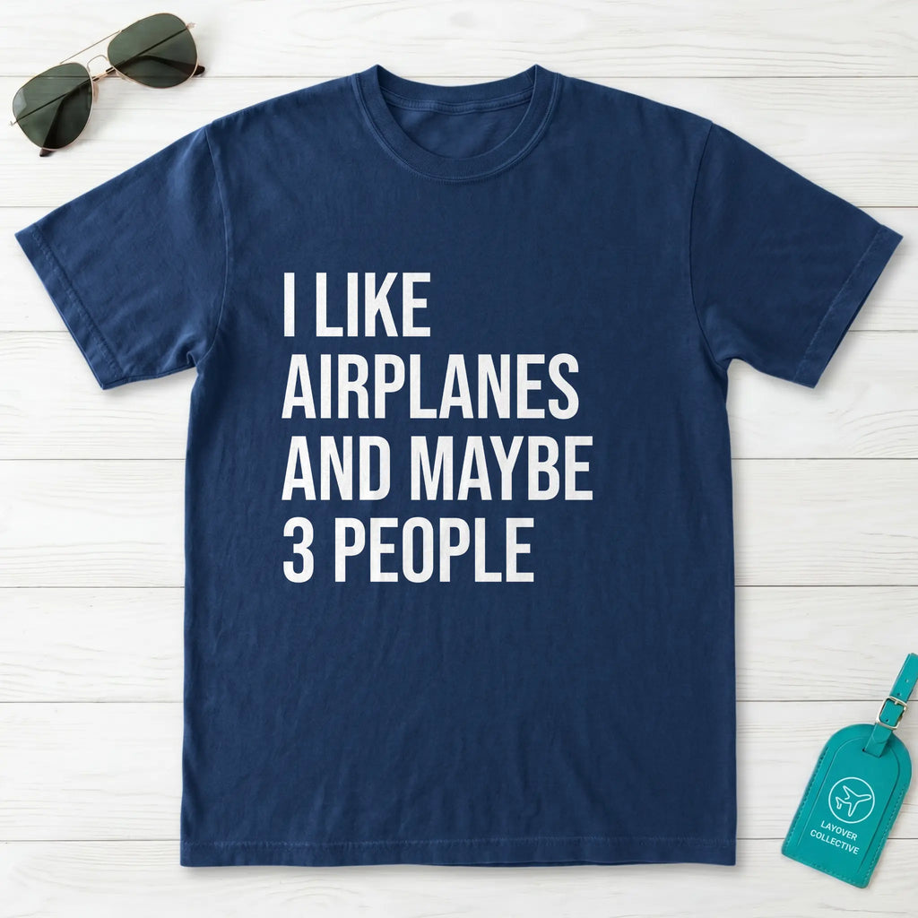 I Like Airplanes T-Shirt