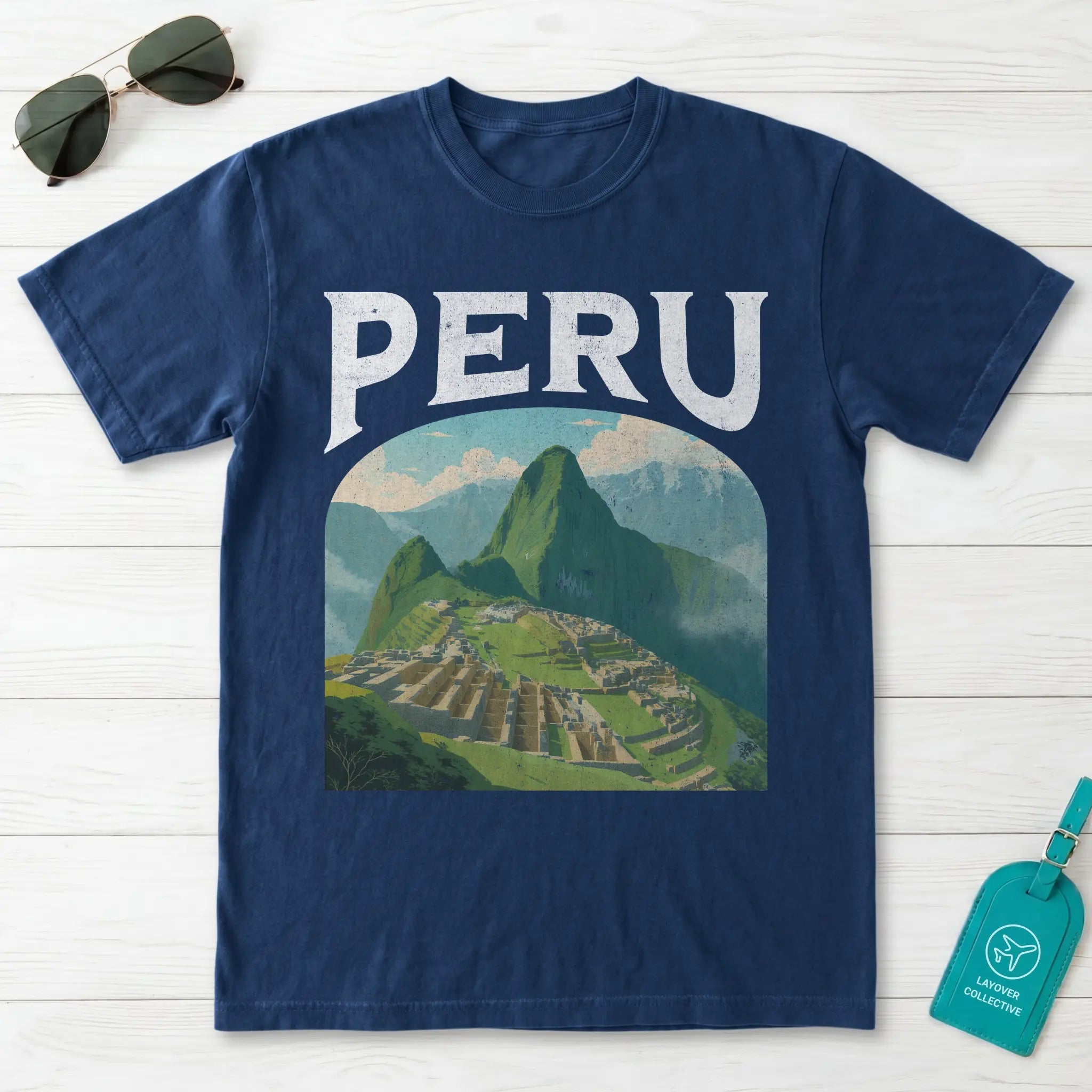 Peru Vintage Travel Poster T-Shirt