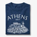 Athens Greece Acropolis Line Art Graphic T-Shirt
