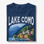 Lake Como Italy Vintage Travel Poster T-Shirt