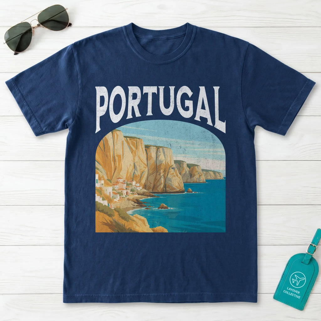 Portugal Vintage Travel Poster T-Shirt