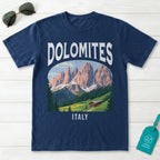 The Dolomites Italy Vintage Travel Poster T-Shirt