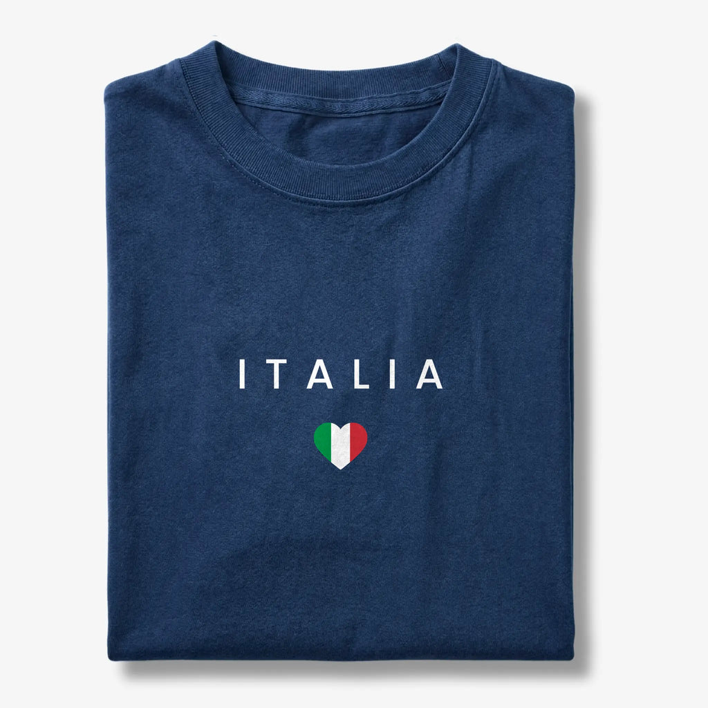 Italy Minimal Flag T-Shirt
