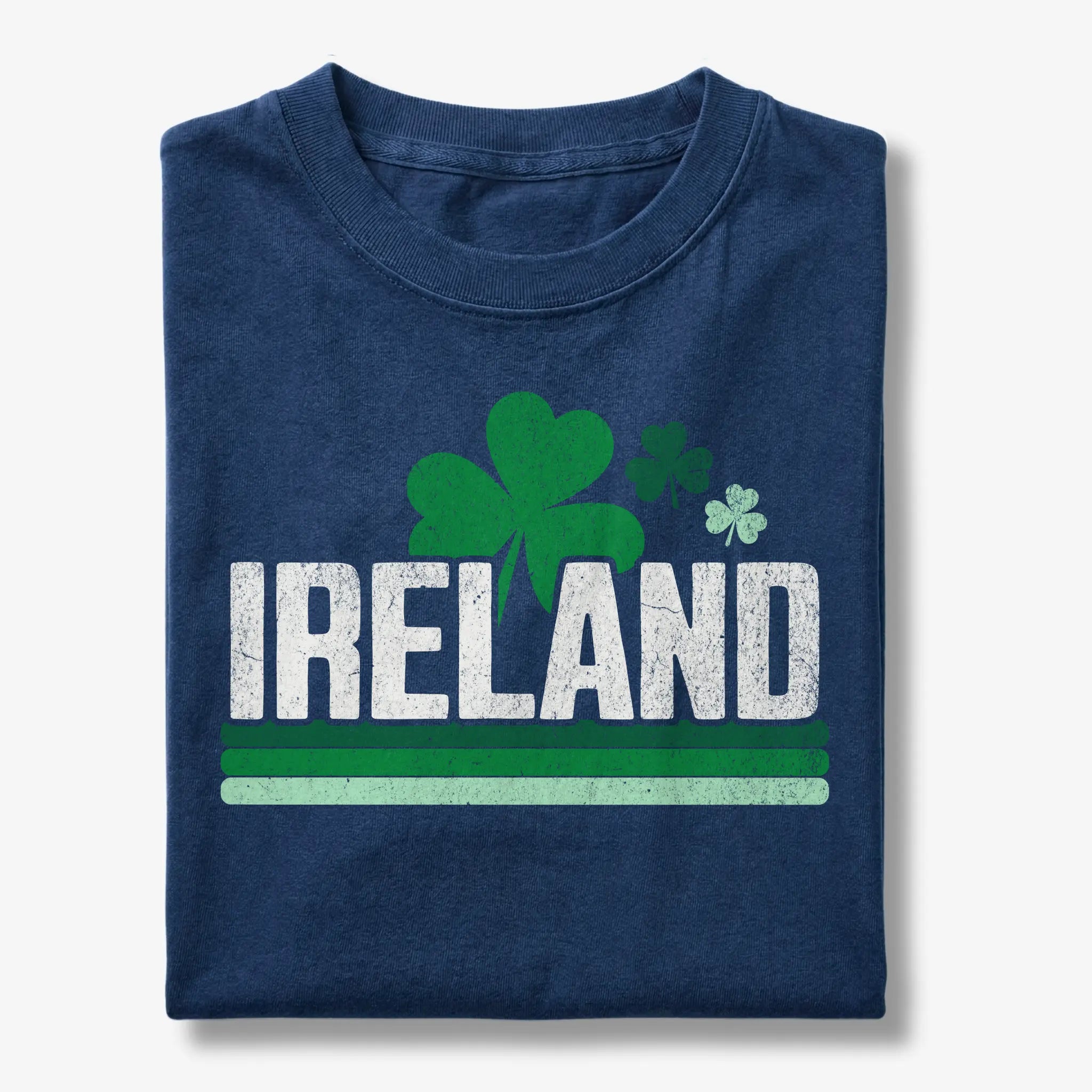 Ireland Retro Shamrock Stripe T-Shirt