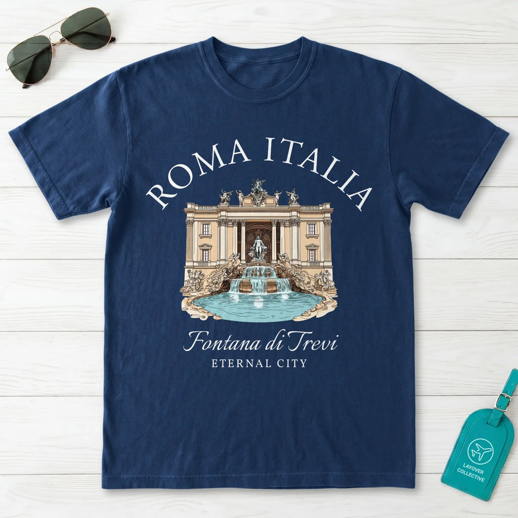 Rome Italy Trevi Fountain T-Shirt