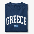 Greece Collegiate Flag T-Shirt