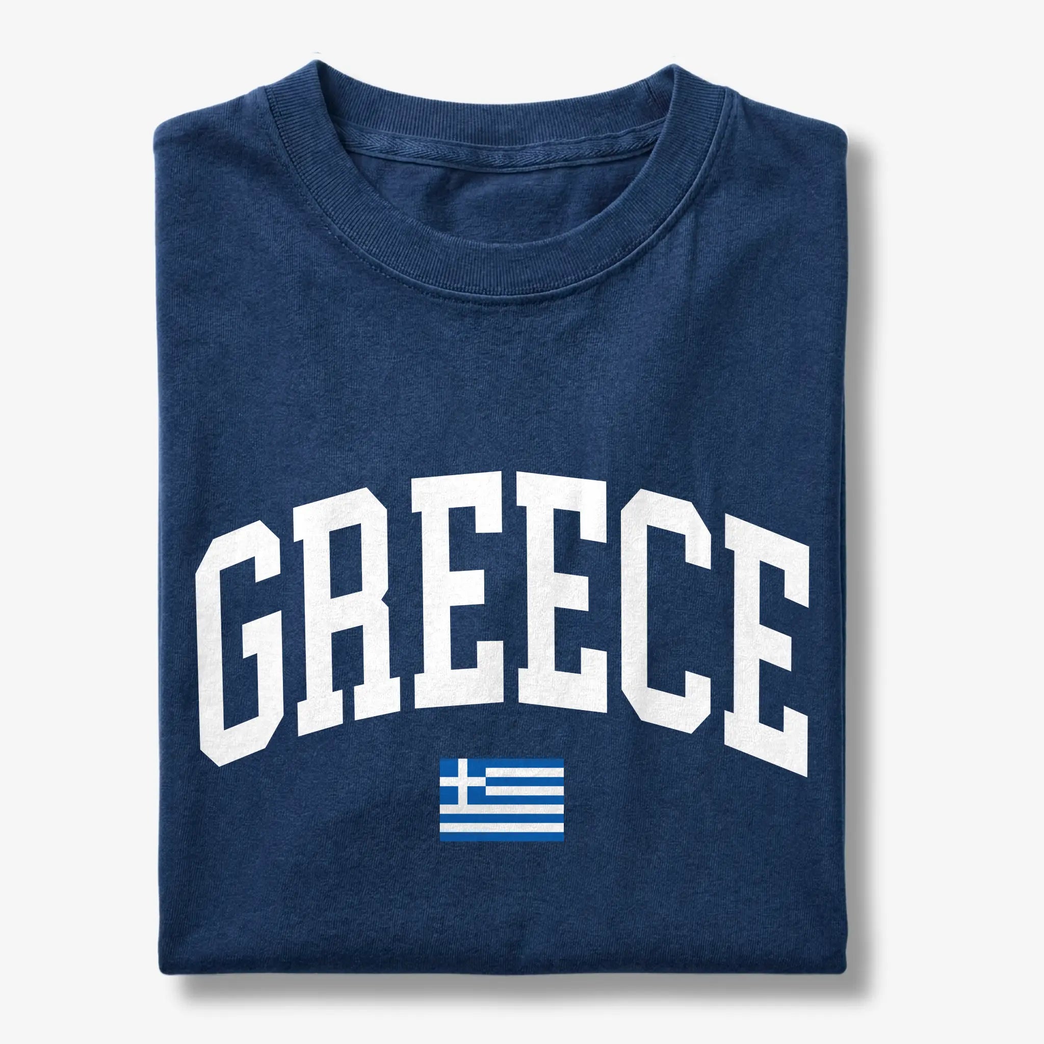 Greece Collegiate Flag T-Shirt