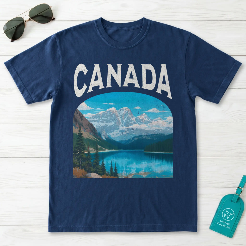 Canada Vintage Travel Poster T-Shirt