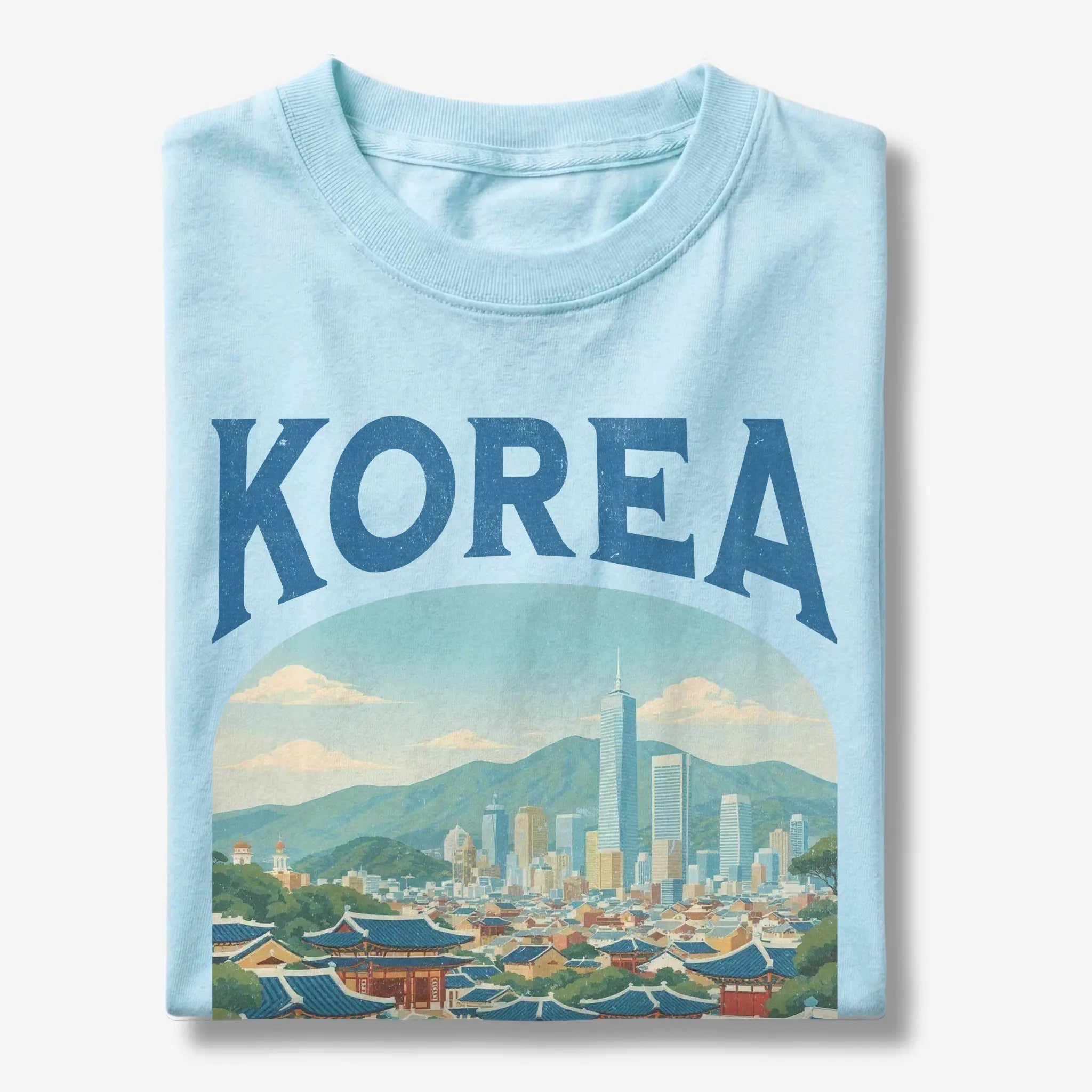 Korea Vintage Travel Poster T-Shirt