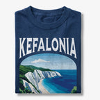 Kefalonia Greece Vintage Travel Poster T-Shirt