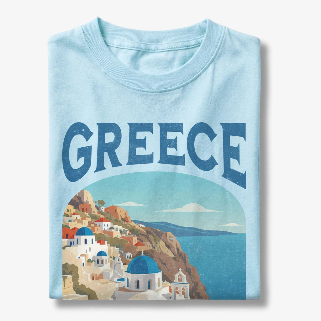 Greece Vintage Travel Poster T-Shirt