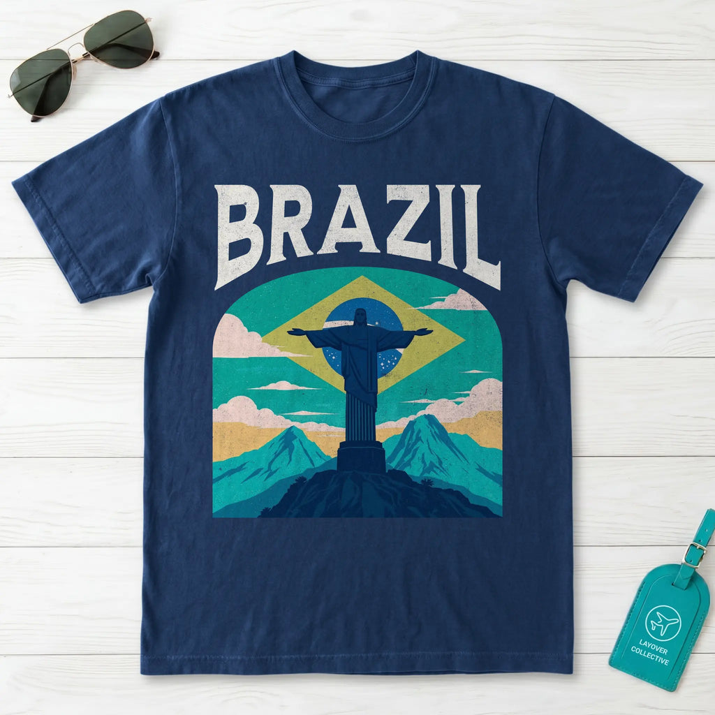 Brazil Vintage Travel Poster T-Shirt