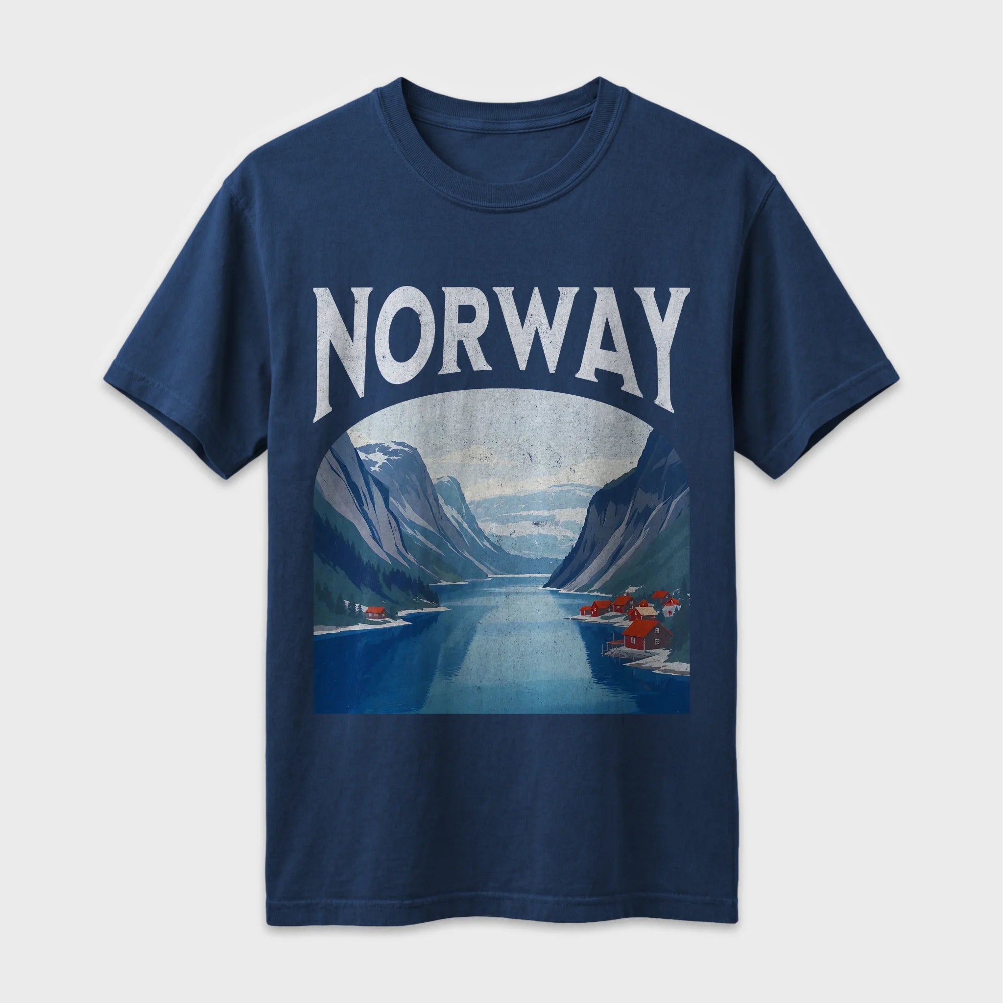 Norway Vintage Travel Poster T-Shirt
