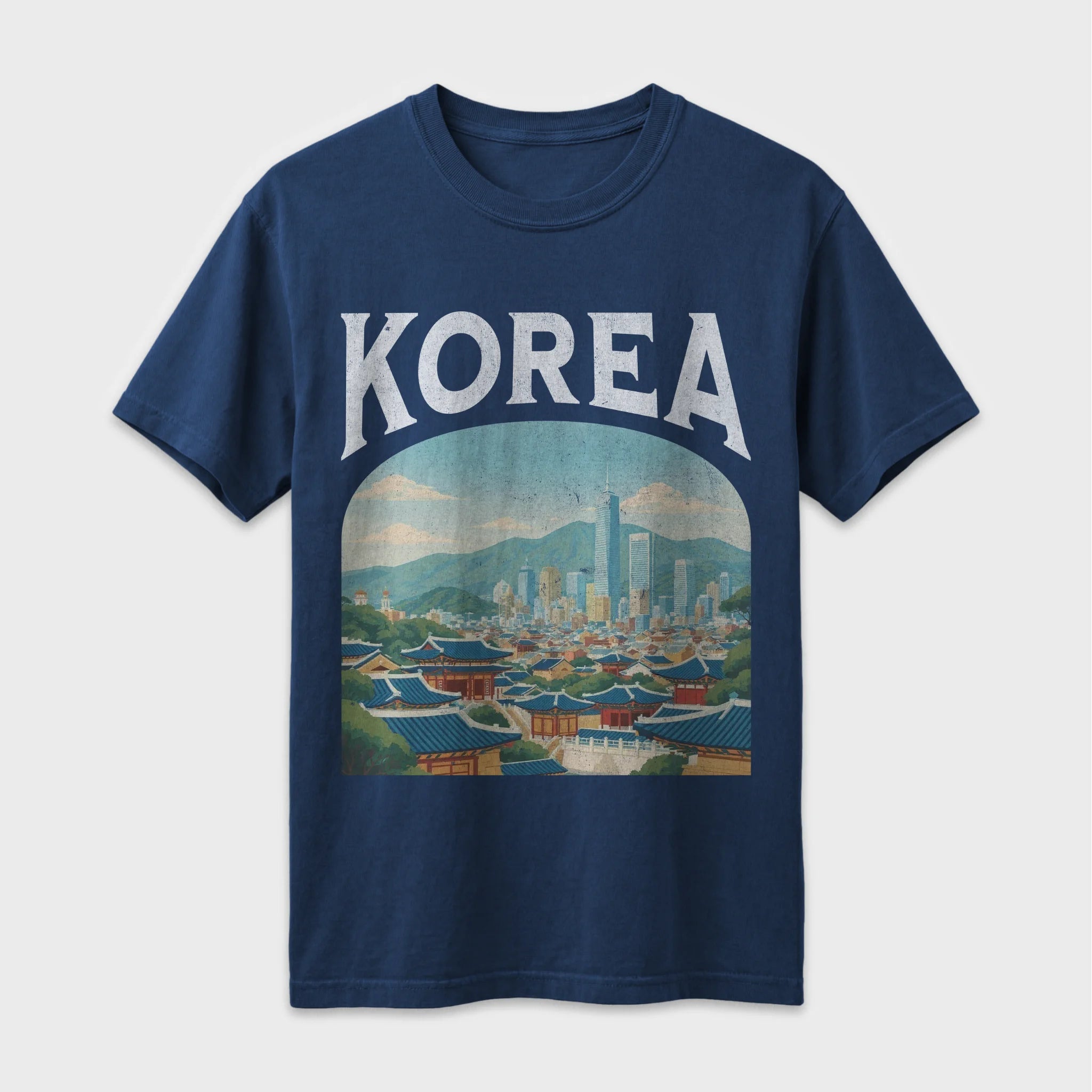 Korea Vintage Travel Poster T-Shirt