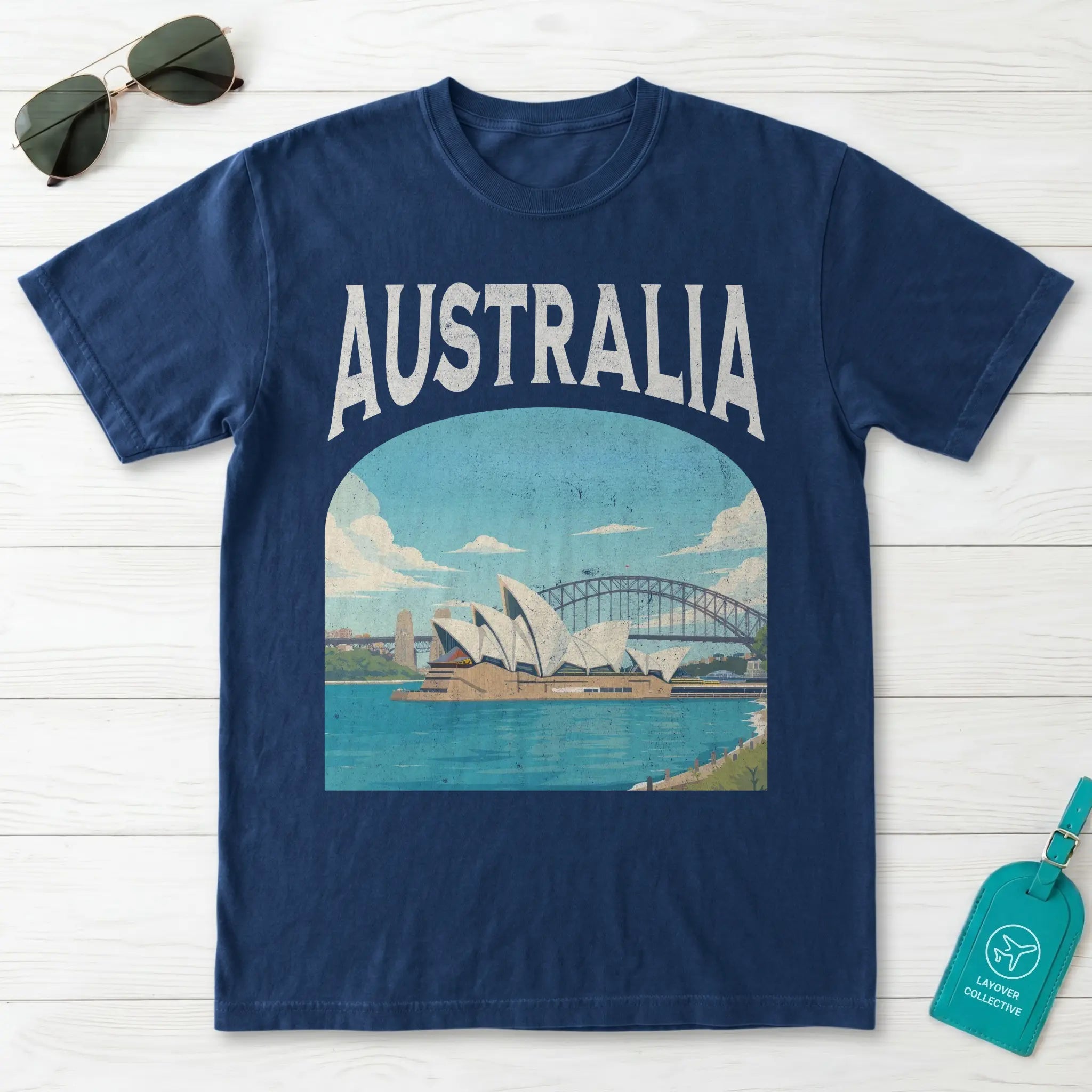 Australia Vintage Travel Poster T-Shirt