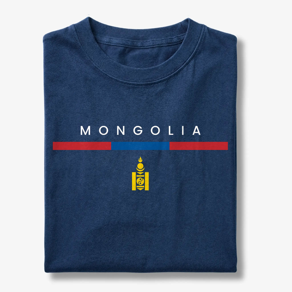 Mongolia Flagline T-Shirt