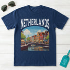 Netherlands Vintage Travel Poster T-Shirt