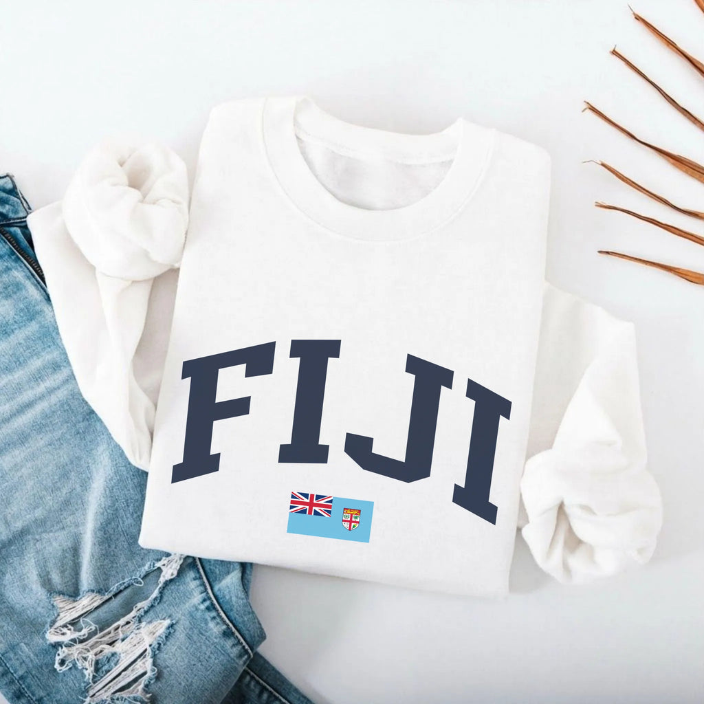 Fiji Collegiate Flag Sweatshirt
