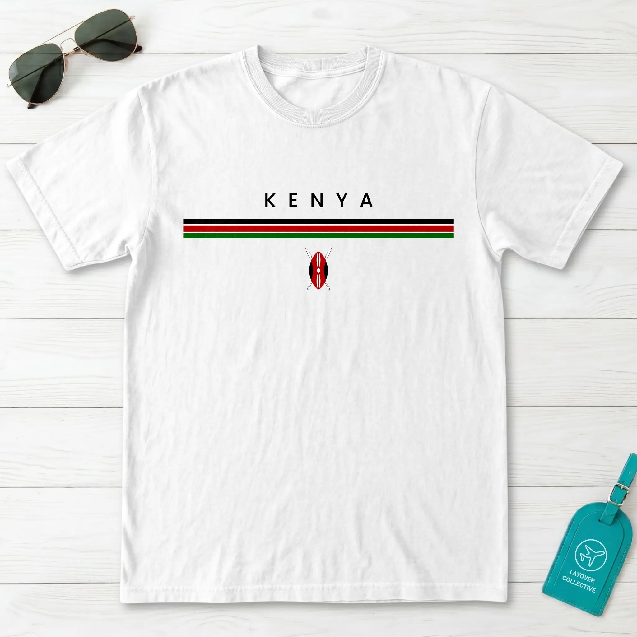 Kenya Flagline T-Shirt