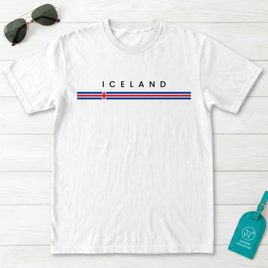 Iceland Flagline T-Shirt