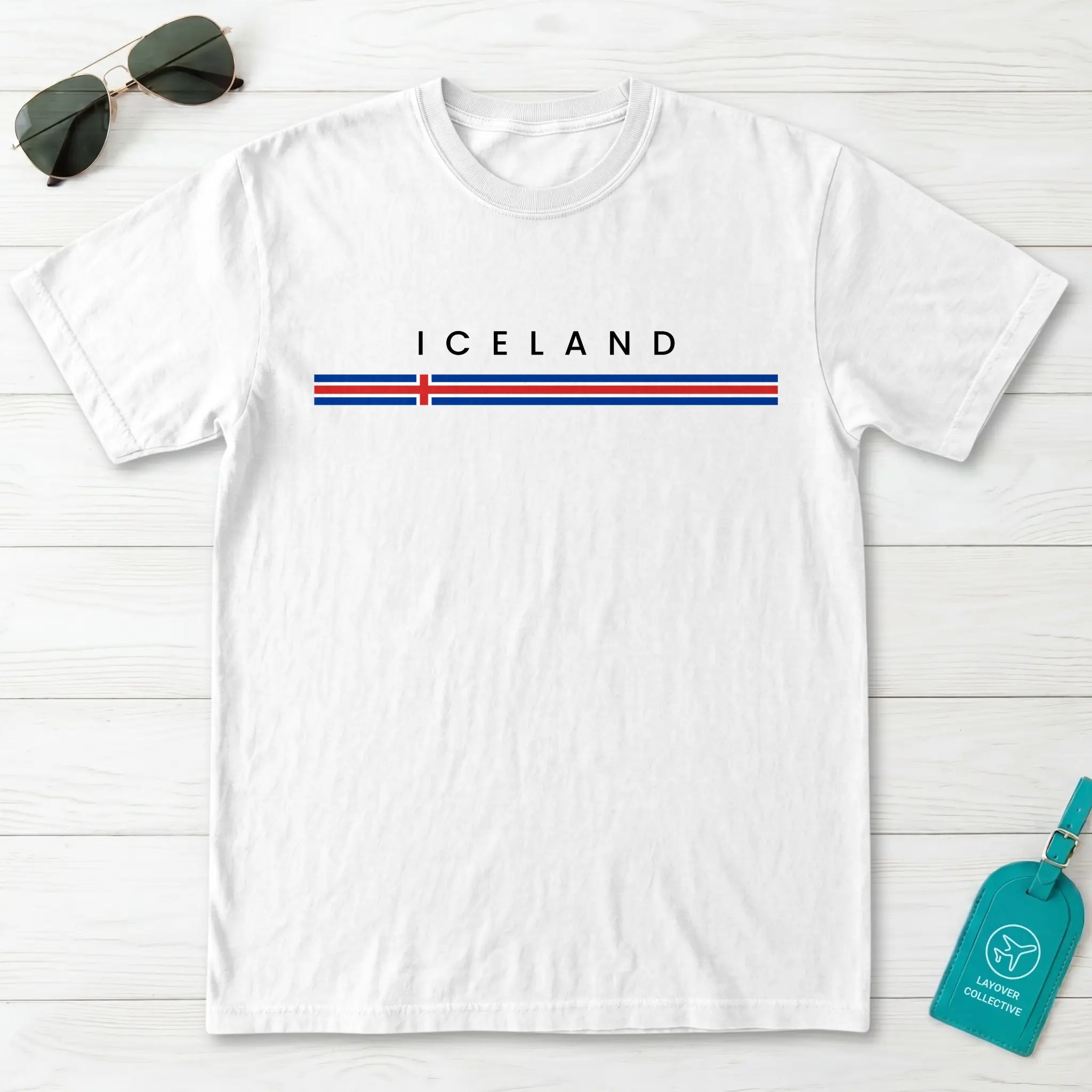 Iceland Flagline T-Shirt